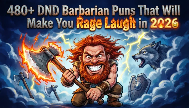 DND Barbarian Puns