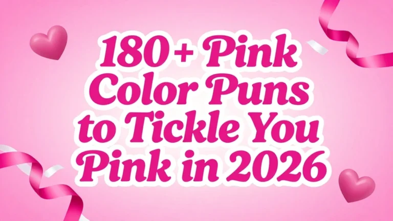 Pink Color Puns