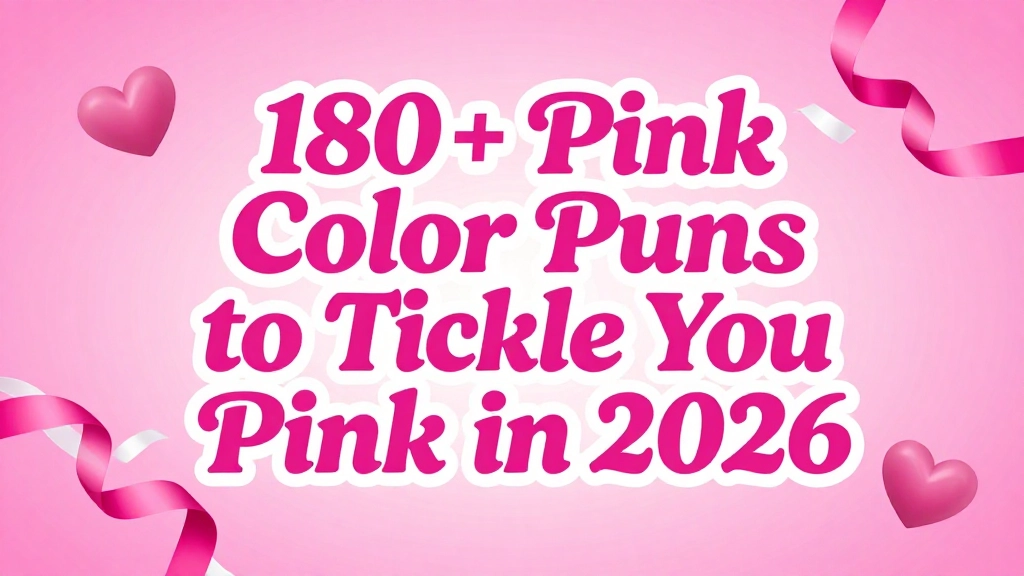 Pink Color Puns