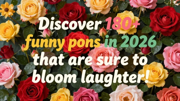 Rose Puns