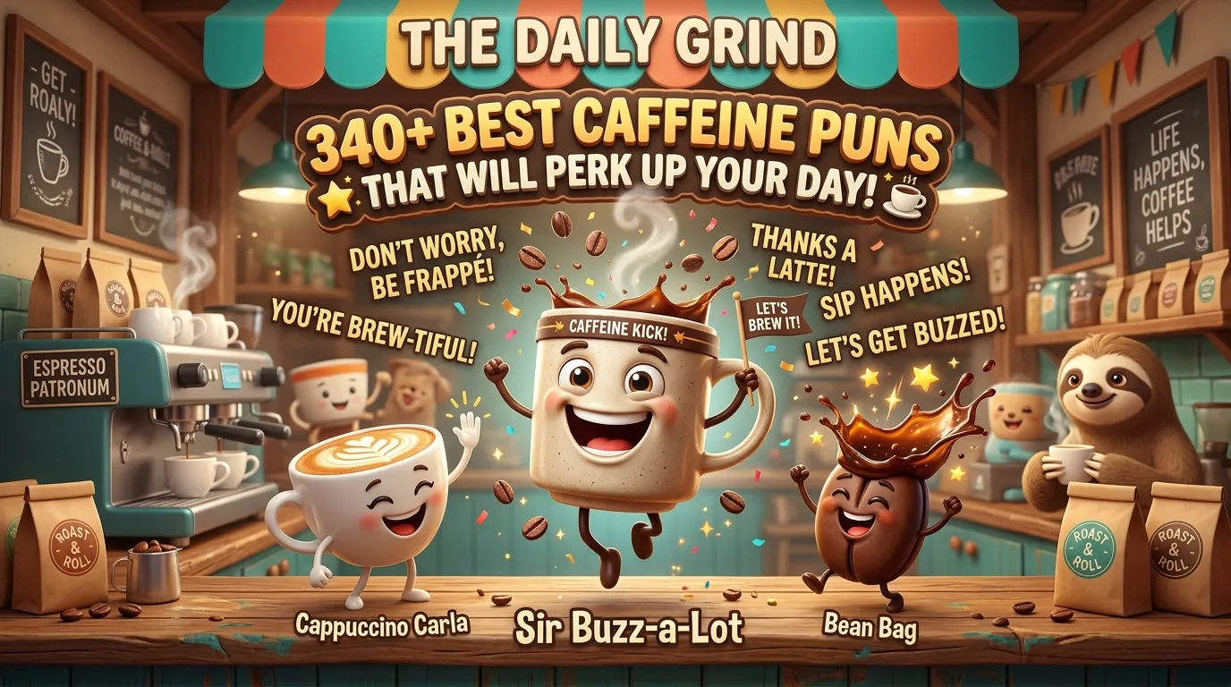 Best Caffeine Puns