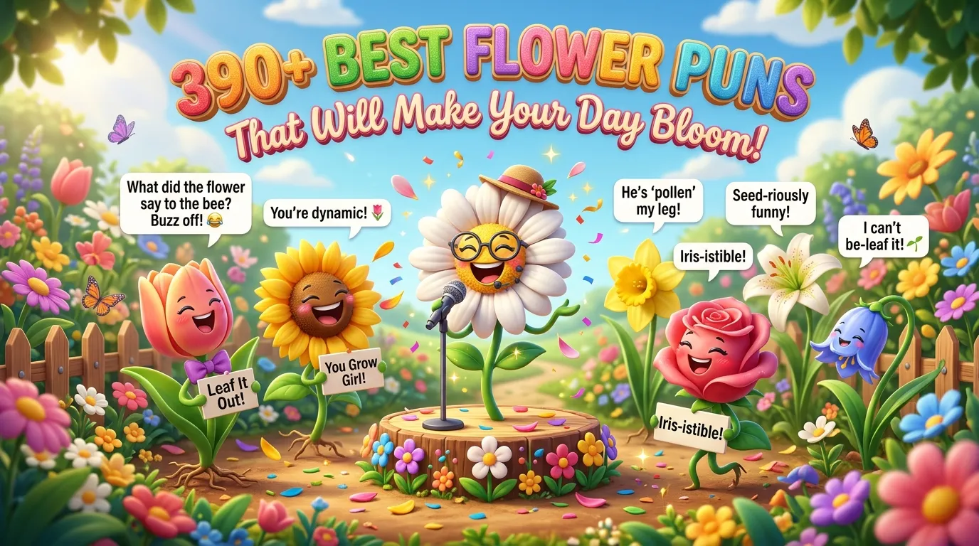 Best Flower Puns