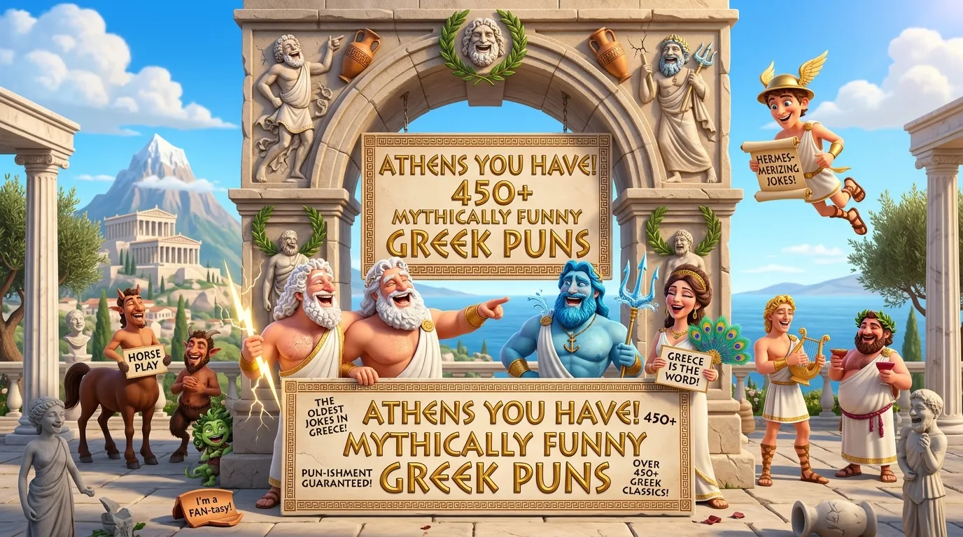 Greece Puns