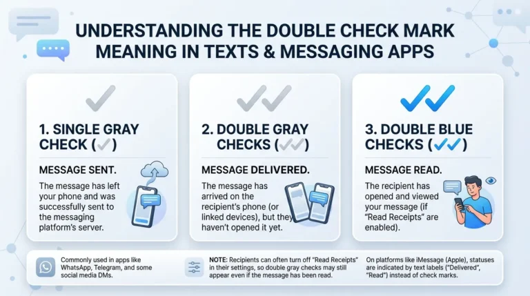 Double Check Mark Meaning