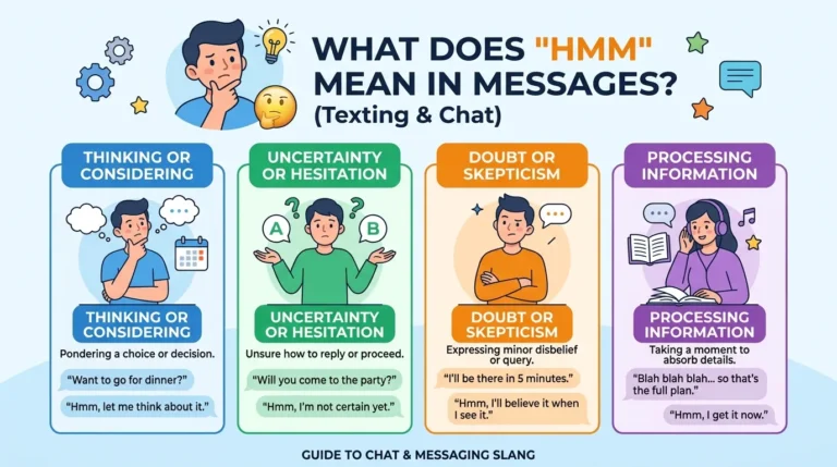 HMM Meaning in Messages