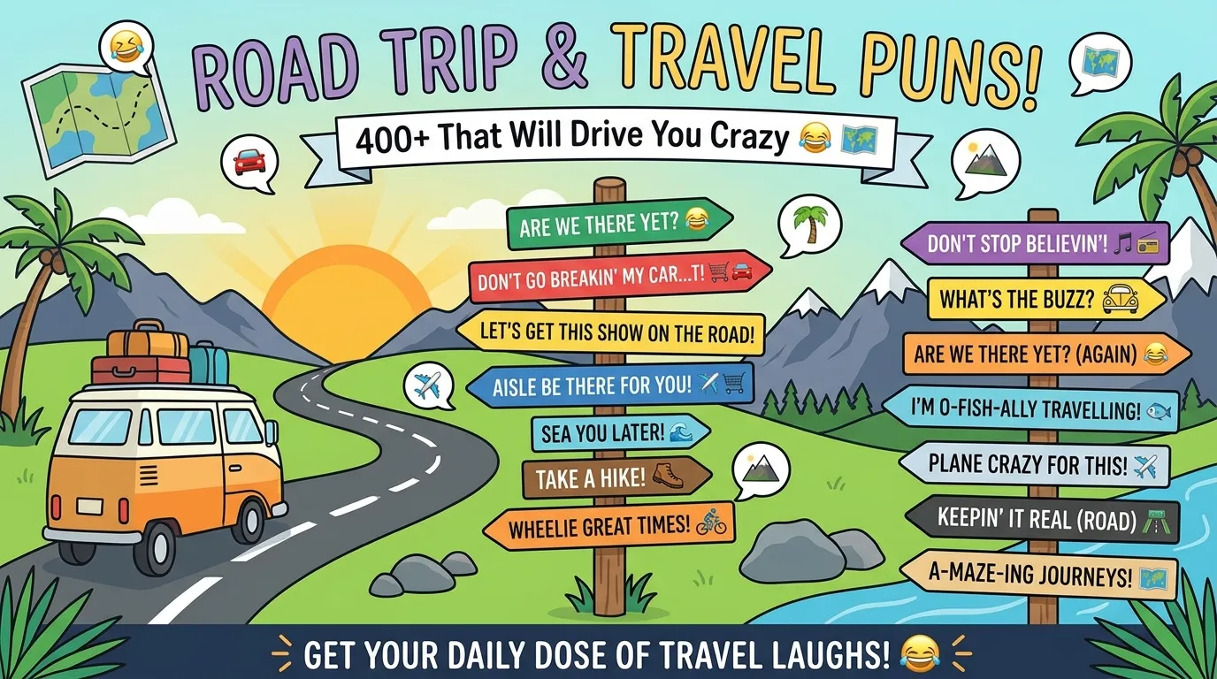 Road Trip and Travel Puns