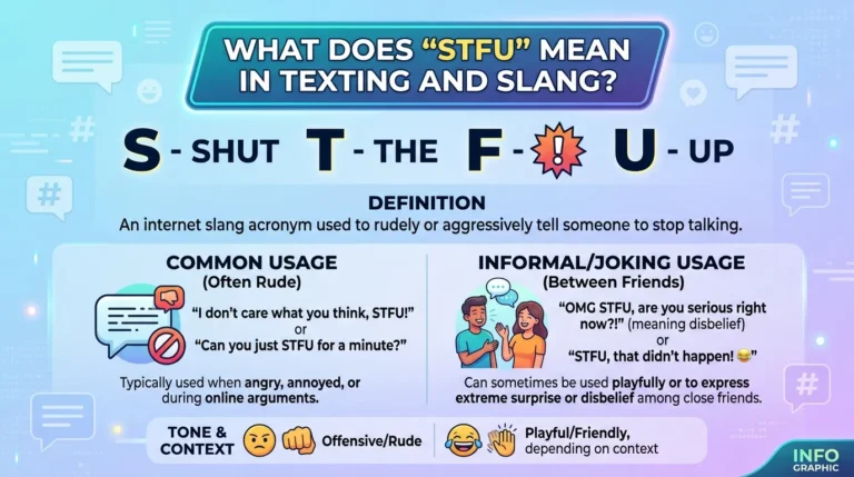 STFU Meaning in Text