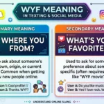WYF Meaning